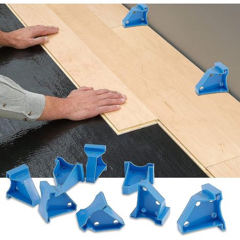 Entretoises de plancher Auniq, paquet de 20, outils pour planchers de bois stratifié, entretoises avec espacement de 1/4 et 1/2 pouce, compatibles avec les lames de vinyle et les planchers composites (1/5)