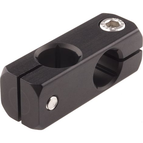Raccord transversal RS PRO, profilé 12mm, Ø 15mm, filetage M5 en Aluminium ( Prix pour 1 ) (1/2)
