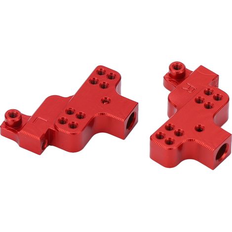 supports de suspension avant en alliage d'aluminium pour voiture RC Axial SCX24 1/24 (rouge) (1/5)
