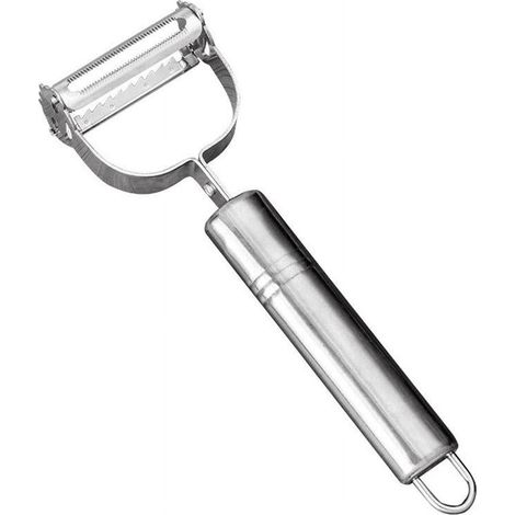 Éplucheuse - Râpe À Légumes - Acier Inoxydable - Pour Carottes Pommes De Terre Courgettes - 17,5 cm - 1 Pièce (1/5)
