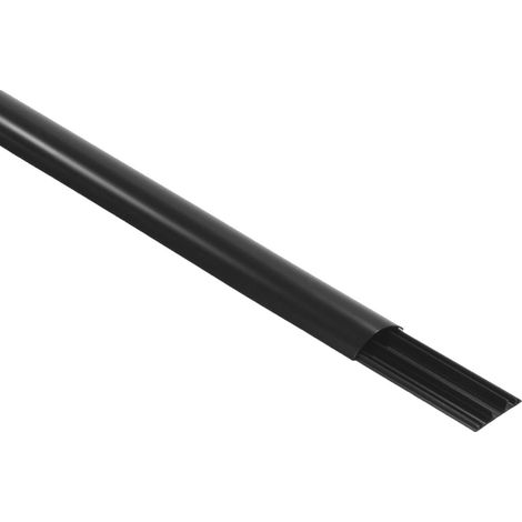 Passage de plancher PVC 3 compartiments 75x18mm noir RAL9017 LEGRAND 030090