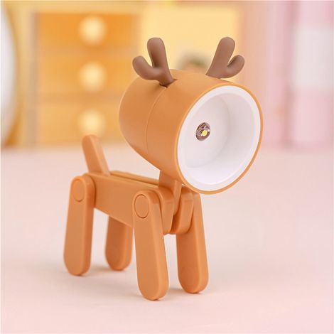 Lampe De Bureau Led - Support Téléphone Ajustable - Veilleuse Pour Enfants Et Étudiants - 9 x 7 x 5 cm - 1 Pièce (1/5)