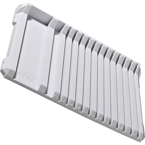 Support de rangement pour outils de construction et projets de bricolage mesurant 27 x 18 x 2,5 cm (1/5)