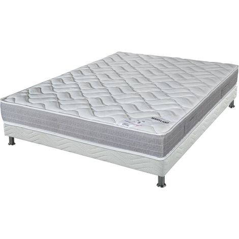Matelas Maryland + sommier tapissier Omega - 140x190 - Mousse - Hauteur 20 cm (1/5)