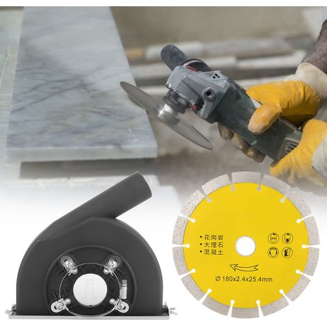 Housse de protection pour meuleuse d'angle 180, capot de coupe Q-180, kit de protection pour lame de scie 180 (1/5)