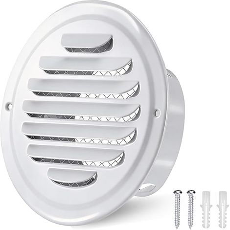 100 mm round ventilation grille, air vents 14.5 x 10 x 4.5 cm (1/5)