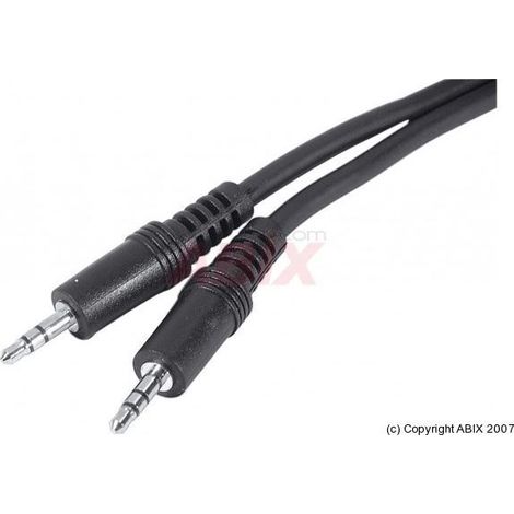 Cavo jack 3.5mm M/M - 2.00 m - Cavo audio - Nero