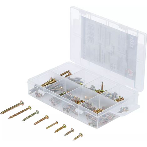 ASSORTIMENT DE VIS MULTIFONCTIONS  CRUCIFORME PZ2  120 PIÈCES BGS DO IT YOURSELF 88191