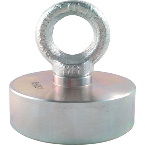 Aimant Néodyme - Diam : 7.5 cm - Adhérence : 250 kg