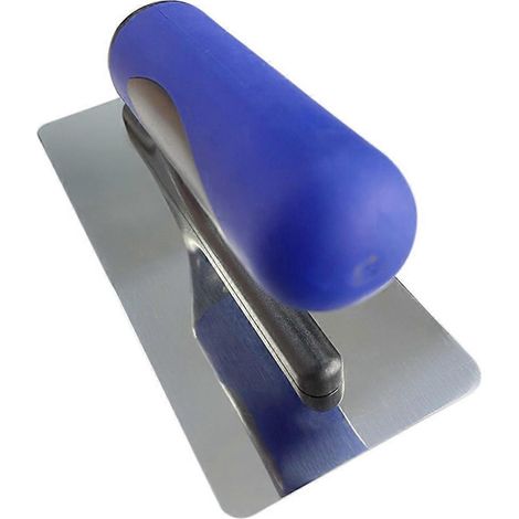 Truelle à plâtre en acier inoxydable pour mur, outil de finition pour plâtrier et maçon (1/5)