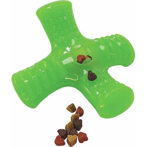 Nobby Hundespielzeug TPR Snackkreuz 14,5 cm Ball