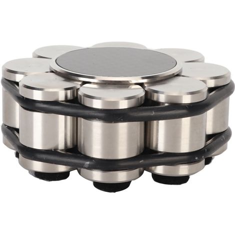 Poids stabilisateur professionnel pour vinyle HiFi, serre-disque en acier inoxydable pour platine LP, avec coussin antidérapant. (1/5)
