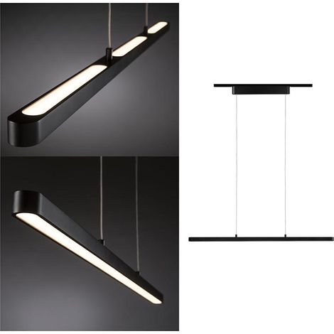 Paulmann URail Lento Deckenlampe schwarz matt 42W 1800lm (1/5)