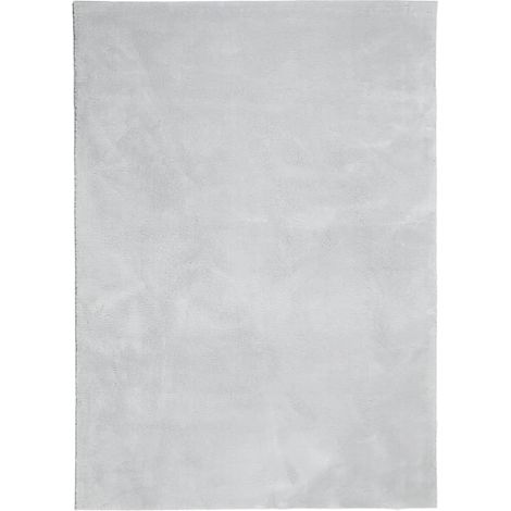Tapis HUARTE à poils courts doux et lavable gris 240x340 (1/5)