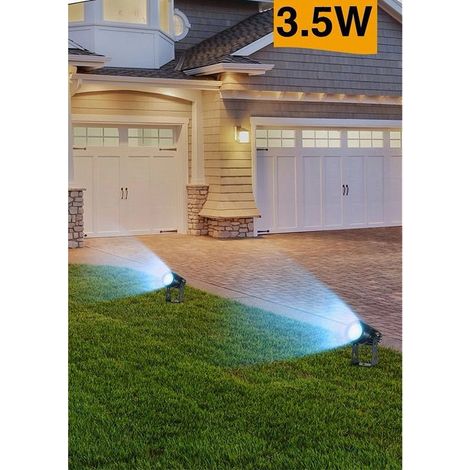 Faretto Led 3.5 W Nero Es38 External Orientable Staff Varies Tonalita' Luce Ip65
