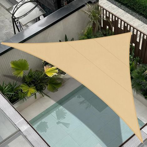 Voile d'ombrage Carré 2.5x2.5m Imperméable Toile Ombrage 95% UV Protection pour Patio Balcon Jardin Terrasse Extérieur-Antracite (1/5)