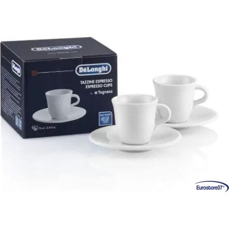 TAZZINE CAFFÈ ESPRESSO ORIGINALE MACCHINA DA CAFFÈ DE LONGHI 2 x 70 ml