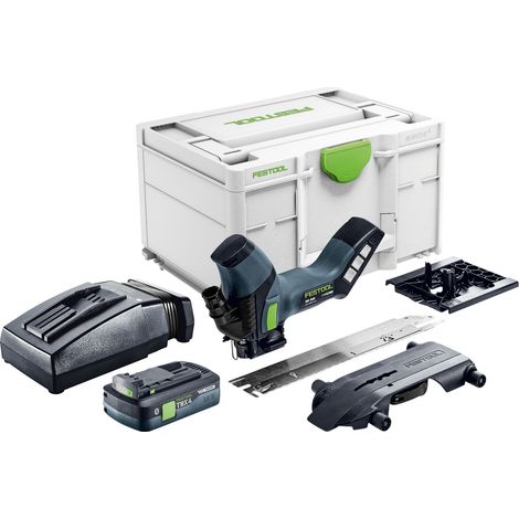 Festool ISC 240 EB-Basic Akku Dämmstoffsäge 18 V 240 mm + 1x Akku 4,0 Ah + Ladegerät + Systainer