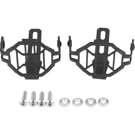 Couvercle de phare antibrouillard, 2 pièces, protecteurs de phares de moto, installation facile, robuste et antirouille pour accessoires de moto (1/5)