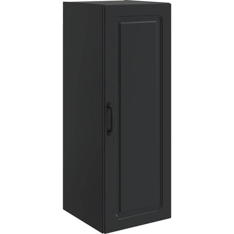 Wall-Mounted Cabinet Black 33 x 34.5 x 90 cm Engineered Wood vidaXL (1/5)