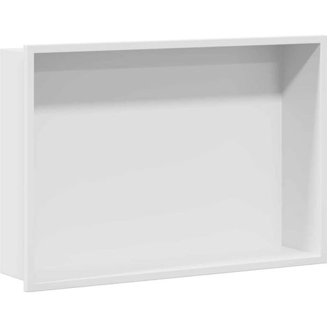 Nichos de Ducha 45 x 30 x 9,5 cm Acero inoxidable vidaXL