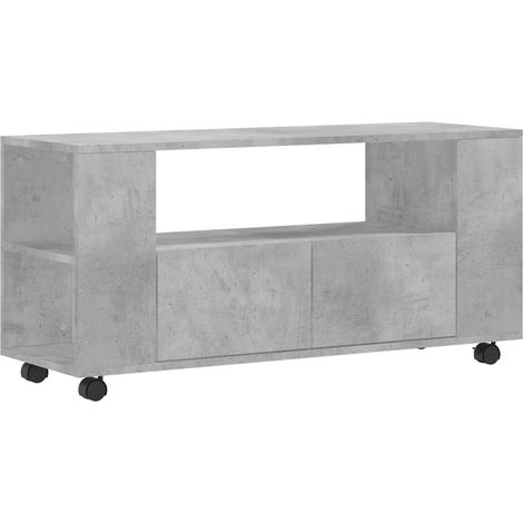 Maison Exclusive - TV-Schrank Betongrau 102x34,5x43 cm Holzwerkst