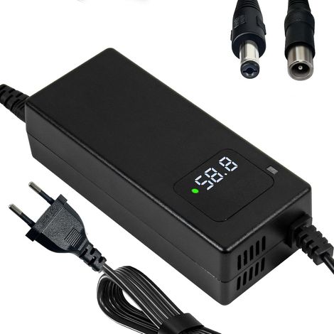 Chargeur 58,8V 2A pour Batterie Lithium-ION 52V - Chargeur Vélo Électrique & Trottinette avec Écran LED (1/5)