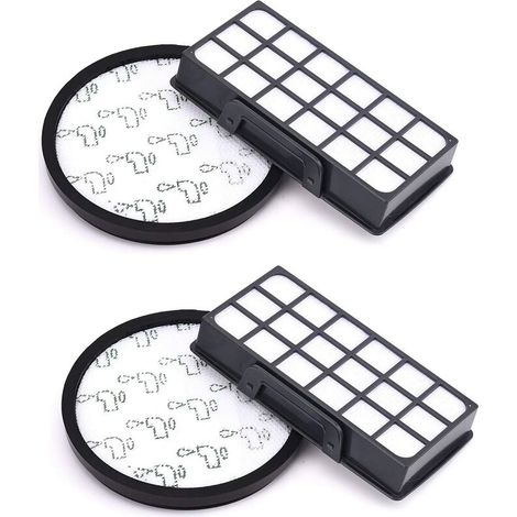 Filtres HEPA pour Rowenta X-Trem Power Cyclonic RO6984EA RO6941EA RO6963EA RO6921EA RO6971EA RO6993EA (Modèle RO69XX) Aspirateurs, Filtre de Rechange Accessoires ZR006001 (Lot de 2) (1/5)