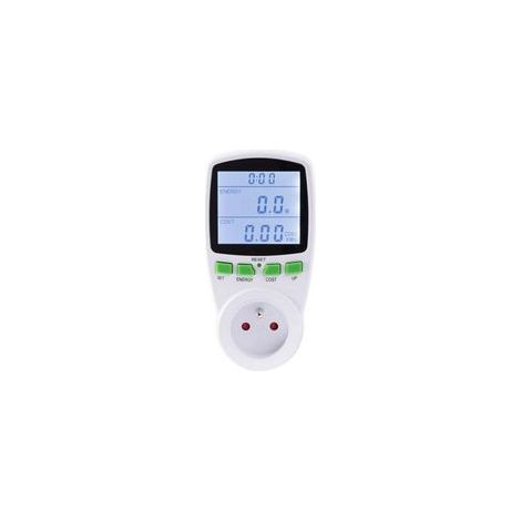 WATTMETRE PRISE – compteur electrique consommation d'énergie, programmateur prise electrique, protection surcharges – Maîtrisez votre électricité avec style et précision