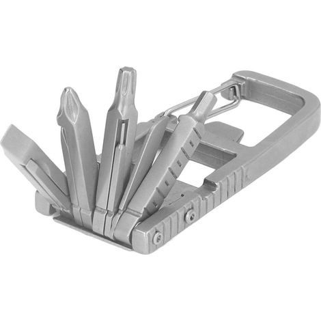 Couteau Multifonction 12 en 1 et Couteau Porte-Clé – Couteau Multifonctions Survie Tournevis Poche Acier Inoxydable (1/5)