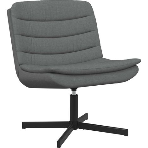 Drehstuhl Dunkelgrau 63 x 75 x 76 cm Stoff