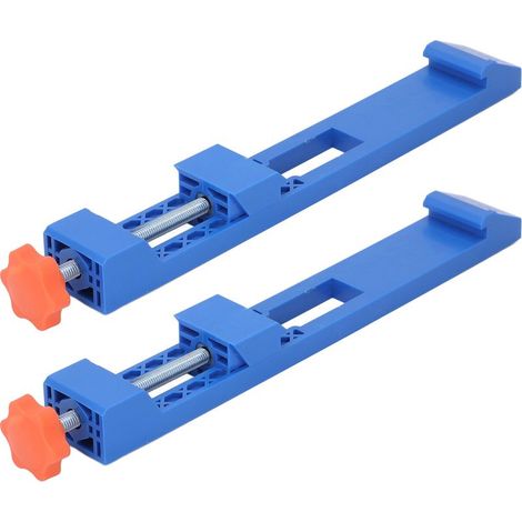 Machine de découpe réglable, Guide de Base, scie circulaire électrique, pince de Position de fraisage ABS, outil pour le travail du bois, 2 pièces (1/5)