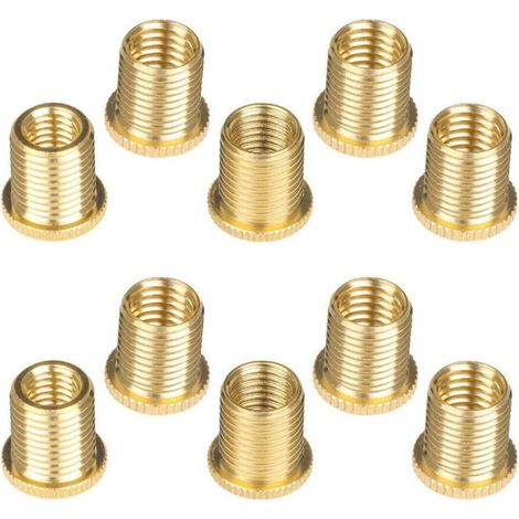 Confezione da 10 adattatori filettati per pomello del cambio in alluminio M10x1,25