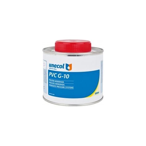 Pegamento PVC G-10 - UNECOL Capacidad: 500 Ml.