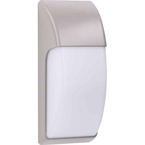 Forlight Area - Aplique de Pared Exterior para Bombilla E27. Aplique Exterior de Pared o Techo para Jardín y Terraza. Lámpara de Pared Impermeable IP65. Color Gris (1/2)