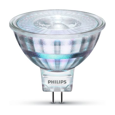 Philips Lighting Lampadina LED Classic Faretto GU5.3, 3 W, Bianco [Classe di efficienza energetica A+]
