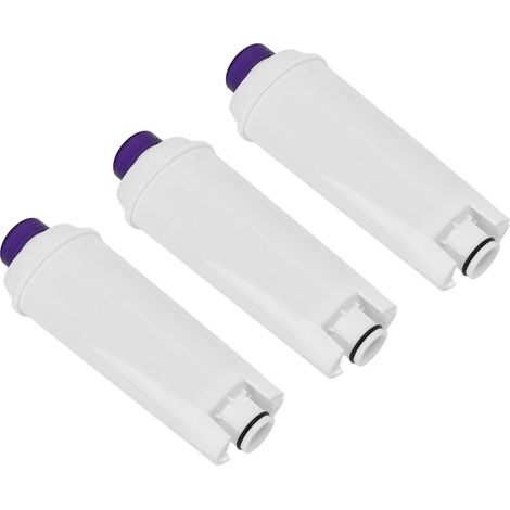 Lot de 3 filtres à eau de rechange en ABS pour machine à café DeLonghi DLSC002 (1/5)
