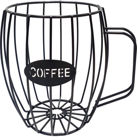 Support Tasse Et Capsules Café - En Acier Inoxydable - Capacité Élevée - Pour Comptoir Cuisine Café Bar - 1 Pièce (1/4)