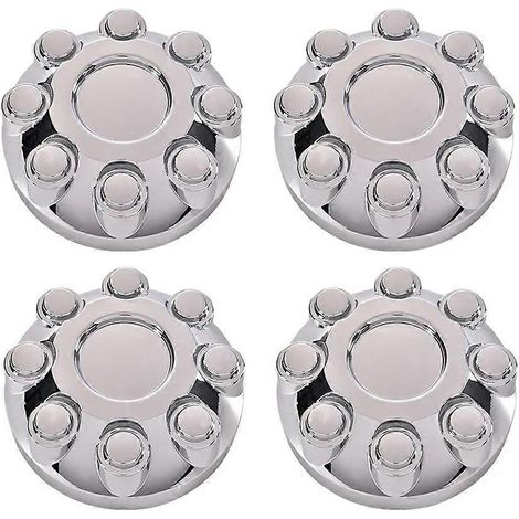 4 enjoliveurs chromés 17 pouces, 8 trous, références 52121450AB et 52121450AD, pour Dodge Ram 2500 et 3500 (2003-2013) (1/5)