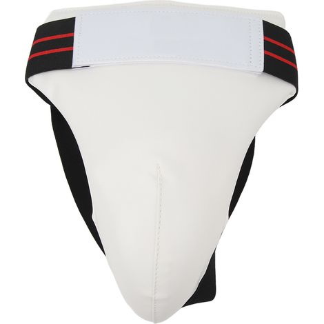 Coquille de boxe pour homme avec sangles élastiques réglables, taille M 135155cm, coquille athlétique respirante ajustable (1/5)