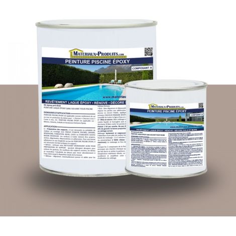 Peinture Piscine Epoxy - 1 Kg Taupe - MATPRO