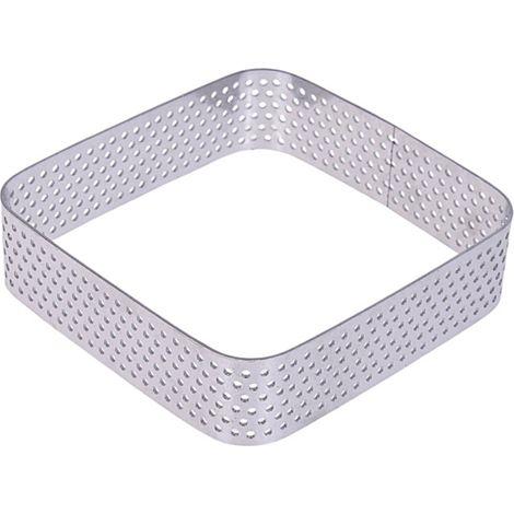 Lochte Tarteletteform, quadratisch, 7,5 x 7,5 x 2 cm (H), Tarteletterand (1/5)