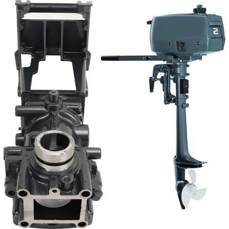 OEM-Referenz: 6A1-15100-61-1S Zylinderblock und Kurbelgehäusebaugruppe für Yamaha 2 PS 2-Takt-Außenbordmotor (1/5)