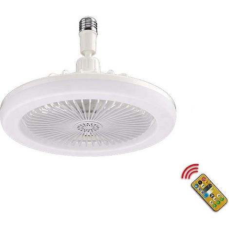 Ventilateurs de plafond modernes avec éclairage LED et télécommande 30W