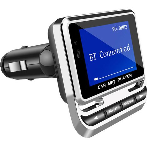 FM12B Multifunctional Large Screen Car MP3 Player with Bluetooth Hands-free Music Playback -- as shown in the picture (1/3)