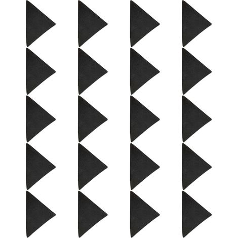 Paquete de 20 almohadillas antivibración para máquinas triangulares (1/5)