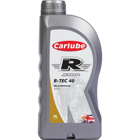 CarLube Triple R Diesel SAE 30 huile minérale R-TEC 40, 1 L, API SE/CC (1/5)