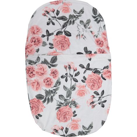 Housse de transat pour bébé amovible, lavable et respirante, pour nouveau-nés garçons et filles, motif rose ternie