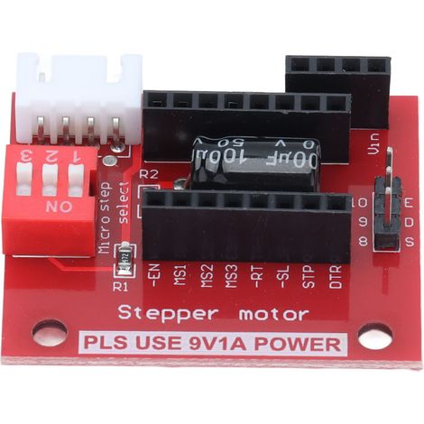 La carte d'extension de commande de moteur pas à pas A4988 DRV8825 est adaptée aux cartes de commande de pilotes d'imprimantes 3D. (1/5)