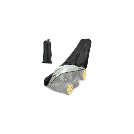Funda para cortacésped, impermeable, antipolvo, anti-UV, 190T con cordón de ajuste y bolsa de almacenamiento para exterior/interior 188 x 99,1 x 63,5 cm (1/5)